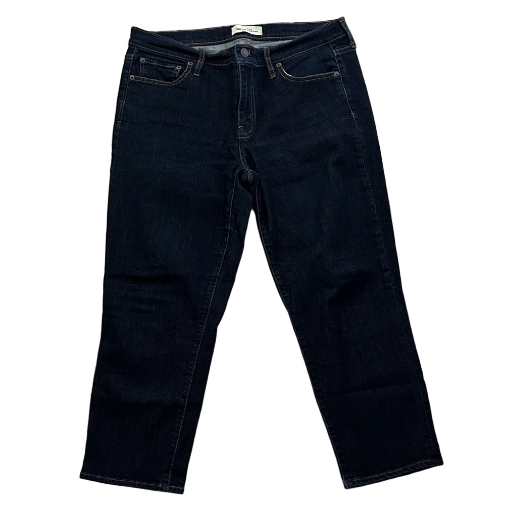 GAP 1969 Dark Wash Denim Slim Crop Jeans
